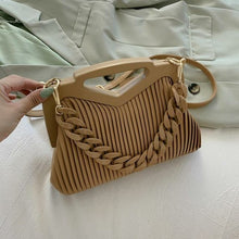 Load image into Gallery viewer, New Candy Colours Handle Chain Shoulder Bag