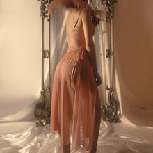 Load image into Gallery viewer, Summer Nightgowns Women Hollow High Open Sling Long Lace Sexy Goddess