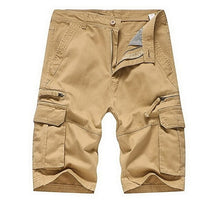 Load image into Gallery viewer, Summer Pants Cotton Shorts Men Cargo Shorts Multi Pockets Summer