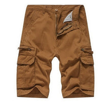Load image into Gallery viewer, Summer Pants Cotton Shorts Men Cargo Shorts Multi Pockets Summer