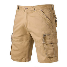 Load image into Gallery viewer, Summer Pants Cotton Shorts Men Cargo Shorts Multi Pockets Summer