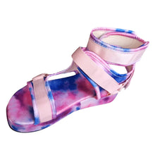 Load image into Gallery viewer, Summer Platform Sandals For Womens Open Toe Ankel Strapprinting Flat
