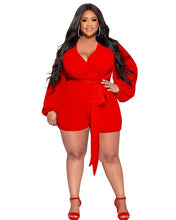 Load image into Gallery viewer, Summer Plus Size Women's Solid Chiffon Fashion Sexy Jumpsuit
