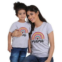 Load image into Gallery viewer, Summer Rainbow T Shirt Short Sleeve Casual Pullover Tops Family