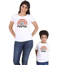 Load image into Gallery viewer, Summer Rainbow T Shirt Short Sleeve Casual Pullover Tops Family