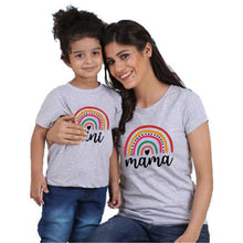 Load image into Gallery viewer, Summer Rainbow T Shirt Short Sleeve Casual Pullover Tops Family
