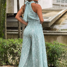 Load image into Gallery viewer, Summer Sexy Halter neck Bodycon Sleeveless High Jumpsuit