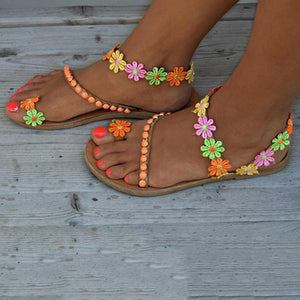 Flower Sandals Gladiator