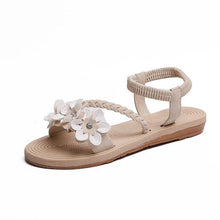 Load image into Gallery viewer, Summer Shoes Woman Sandals Elastic ankle strap Flat Sandalias Mujer - Sophornlilly