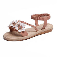Load image into Gallery viewer, Summer Shoes Woman Sandals Elastic ankle strap Flat Sandalias Mujer - Sophornlilly