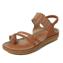 Load image into Gallery viewer, Summer Shoes Women Bohemia Sandals Flat Non slip Summer Beach Shoes - Sophornlilly