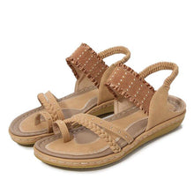Load image into Gallery viewer, Summer Shoes Women Bohemia Sandals Flat Non slip Summer Beach Shoes - Sophornlilly