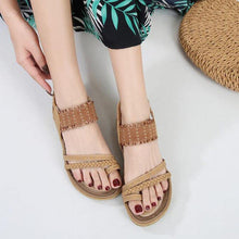 Load image into Gallery viewer, Summer Shoes Women Bohemia Sandals Flat Non slip Summer Beach Shoes - Sophornlilly