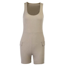 Load image into Gallery viewer, Summer Slim Fit Romper Playsuit Sleeveless Rompers Womens Jumpsuits - Sophornlilly