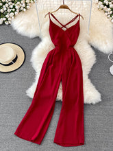 Load image into Gallery viewer, Summer Strap Halter Jumpsuit