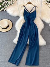 Load image into Gallery viewer, Summer Strap Halter Jumpsuit