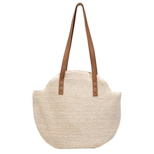 Load image into Gallery viewer, Summer Tote Bag Handmade Shoulder Bag Large capacity Straw Woven Bag