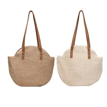 Load image into Gallery viewer, Summer Tote Bag Handmade Shoulder Bag Large capacity Straw Woven Bag