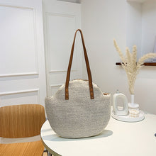 Load image into Gallery viewer, Summer Tote Bag Handmade Shoulder Bag Large capacity Straw Woven Bag