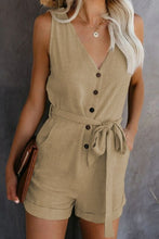 Load image into Gallery viewer, Summer Woman Clothes With Sleeveless Buttons Decor Fashion Female - Sophornlilly