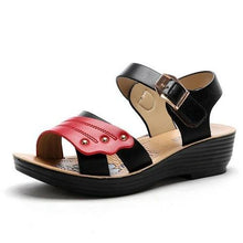 Load image into Gallery viewer, Summer Women Flat Sandals Genuine Leather Ankle Strap Female Casual - Sophornlilly