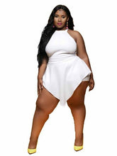 Load image into Gallery viewer, Summer Women Plus Size Halter Jumpsuits Sleeveless