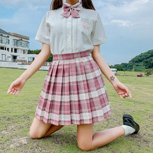 Load image into Gallery viewer, Summer Women Skirts High Waist Korean Style Pleated Skirts for