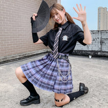 Load image into Gallery viewer, Summer Women Skirts High Waist Korean Style Pleated Skirts for
