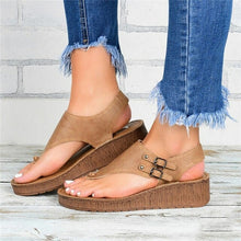 Load image into Gallery viewer, Summer Women Strap Sandals Women's Flats Open Toe Solid Casual Shoes