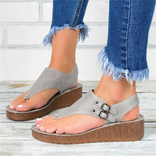 Load image into Gallery viewer, Summer Women Strap Sandals Women's Flats Open Toe Solid Casual Shoes