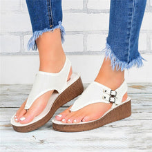 Load image into Gallery viewer, Summer Women Strap Sandals Women's Flats Open Toe Solid Casual Shoes