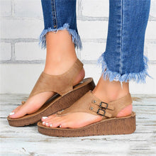 Load image into Gallery viewer, Summer Women Strap Sandals Women's Flats Open Toe Solid Casual Shoes