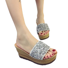 Load image into Gallery viewer, Summer Women's Sandals Mid heeled Wedges Platform Sandals Fashion