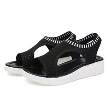 Load image into Gallery viewer, Summer Women's Sandals Shoes Wild Elastic Belt Sports Flip Flops Flats - Sophornlilly