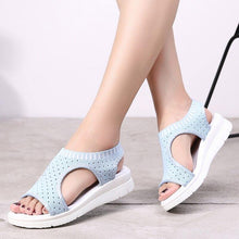Load image into Gallery viewer, Summer Women's Sandals Shoes Wild Elastic Belt Sports Flip Flops Flats - Sophornlilly