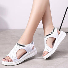Load image into Gallery viewer, Summer Women's Sandals Shoes Wild Elastic Belt Sports Flip Flops Flats - Sophornlilly