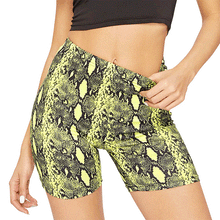 Load image into Gallery viewer, Summer Women's Snake Print High Waist Hip Sports Fitness Skinny