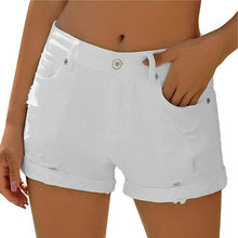 Load image into Gallery viewer, Jeans Shorts Trendy Hole