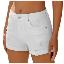 Load image into Gallery viewer, Jeans Shorts Trendy Hole
