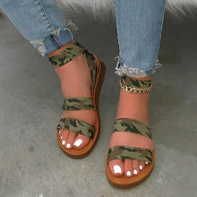 Load image into Gallery viewer, Summer Womens Platform Sandals Open Toe Slip On Flats shoes Casual