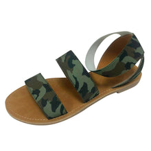 Load image into Gallery viewer, Summer Womens Platform Sandals Open Toe Slip On Flats shoes Casual