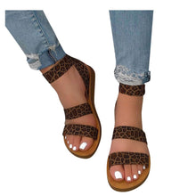 Load image into Gallery viewer, Summer Womens Platform Sandals Open Toe Slip On Flats shoes Casual