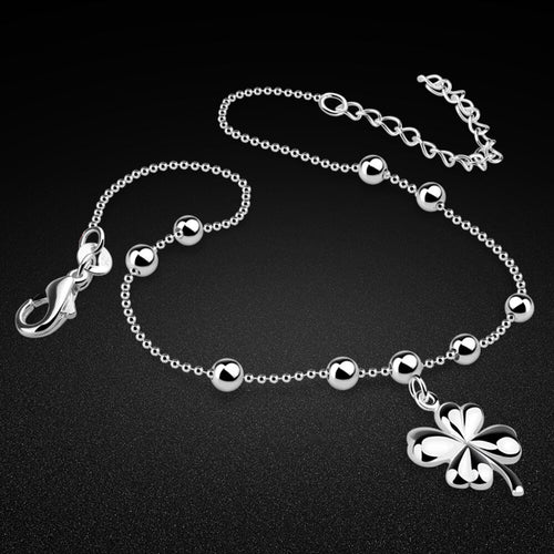 Summer cool sandals silver jewelry sterling silver anklet