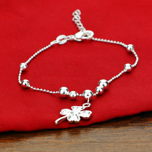 Summer cool sandals silver jewelry sterling silver anklet