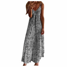 Load image into Gallery viewer, Summer dress longue Tropical Print
