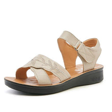 Load image into Gallery viewer, Summer fashion women sandals leather soft bottom open toe casual - Sophornlilly
