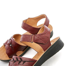 Load image into Gallery viewer, Summer fashion women sandals leather soft bottom open toe casual - Sophornlilly