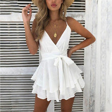 Load image into Gallery viewer, Summer jumpsuits for women lattice ruffles jumpsuit Sexy Woven - Sophornlilly
