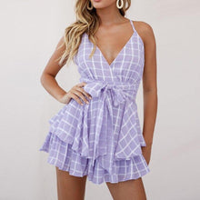 Load image into Gallery viewer, Summer jumpsuits for women lattice ruffles jumpsuit Sexy Woven - Sophornlilly