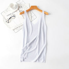 Load image into Gallery viewer, Summer knitted Tank Top for Women korean Cami Sleeveless Bling Lurex